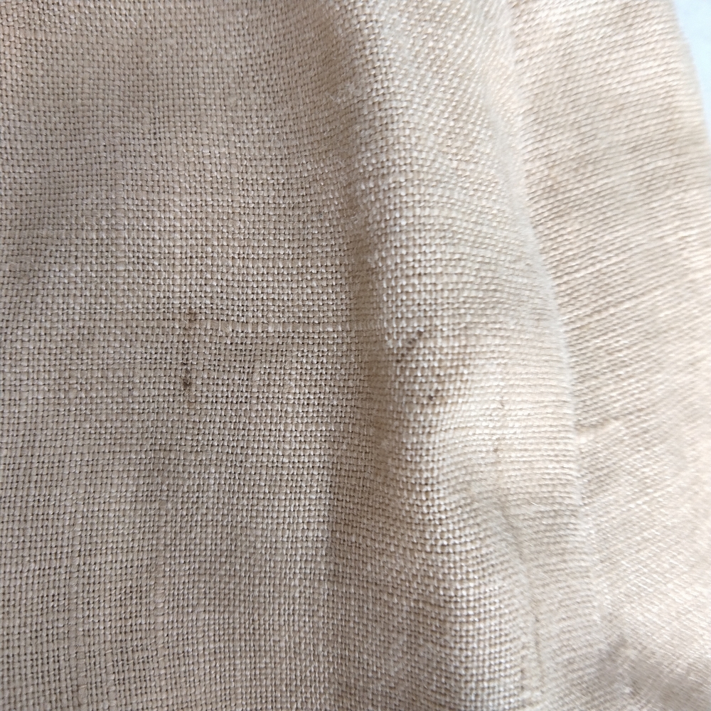 Jones New York Signature Tan 100% Linen Womens Sz 14 Belted Midi Skirt Lagenlook - Picture 9 of 12